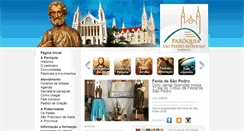 Desktop Screenshot of paroquiagaspar.com.br